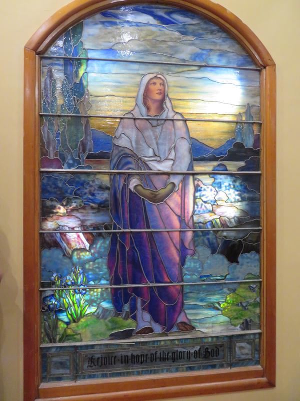 Hubbard Memorial Window:  Hope